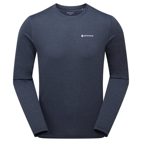 Eclipse Blue Montane Men's Dart Long Sleeve T-Shirt Front