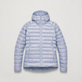 Lilac Haze Montane Women's Anti Freeze Hooded Down Jacket Front FAFZHLIL