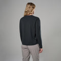 Black Montane Women's Alhena Merino Blend Long Sleeve T-Shirt Model Back