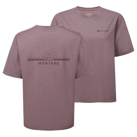 Moonscape Montane Women's Alhena Mountain 25 Merino Blend T-Shirt Front