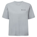 Pebble Blue Montane Women's Alhena Mountain 25 Merino Blend T-Shirt Model Front