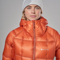 Lava Montane Women's Apex 900 Hooded Down Jacket Model 4 FAP9HLAV