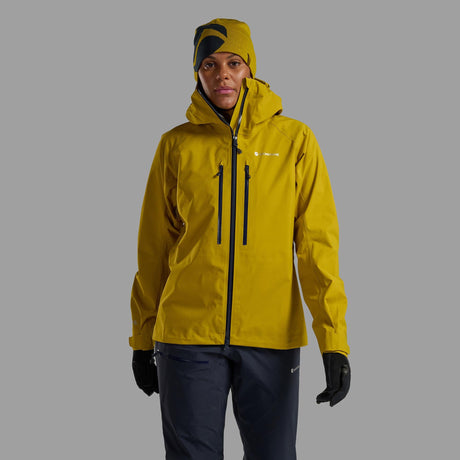Ginkgo Gold Montane Women's Alta XT Waterproof Jacket Front