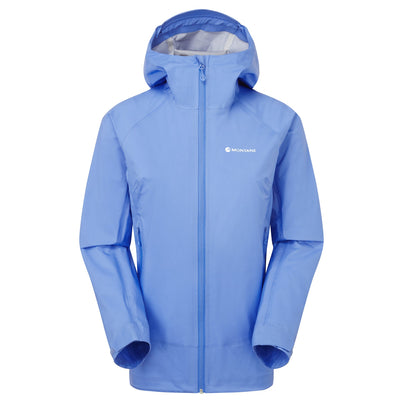 Cornflower Montane Women's Cetus Lite Waterproof Jacket Front