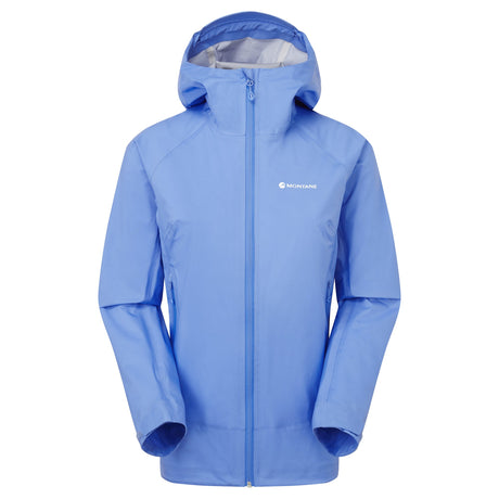 Cornflower Montane Women's Cetus Lite Waterproof Jacket Front