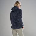 Dark Sky Montane Women's Caldus XT 2.0 Hooded Fleece Jacket Model Back FCXTHDAS