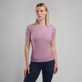 Allium Montane Women's Dart Lite T-Shirt Model Front FDITSALM