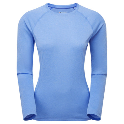 Cornflower Montane Women's Dart Long Sleeve T-Shirt Front