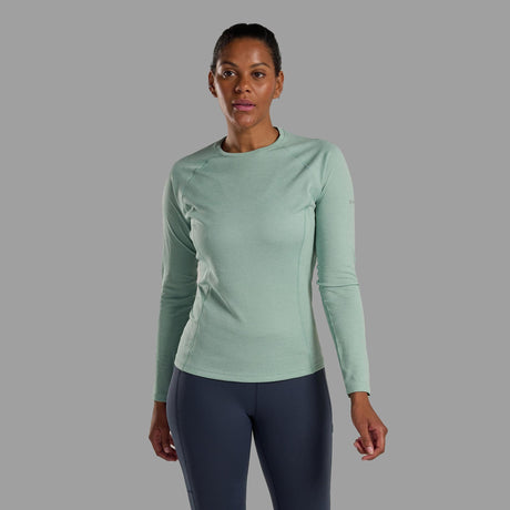 Sea Mist Montane Women's Dart Long Sleeve T-Shirt Front