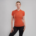 Tigerlily Montane Women's Dart Nano Zip T-Shirt Model Front