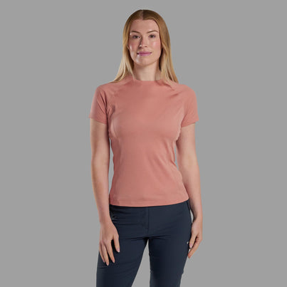 Pink Clay Montane Women's Dart T-Shirt Front