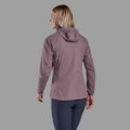 Moonscape Montane Women's Featherlite Hooded Windproof Jacket Model Back