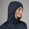 Eclipse Blue Montane Women's Featherlite Hooded Windproof Jacket Model 6