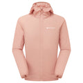 Pink Clay Montane Women's Featherlite Hooded Windproof Jacket Front