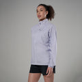 Lilac Haze Montane Women's Featherlite Windproof Jacket Model Front