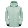 Sea Mist Montane Women's Fortes Lite Hooded Insulated Jacket Front