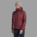 Sumac Montane Women's Fortes Lite Hooded Insulated Jacket Model Front