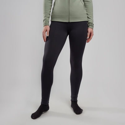 Black Montane Women's Fury Fleece Pants Front