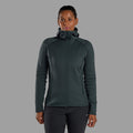 Deep Forest Montane Women's Fury Hooded Fleece Jacket Model Front