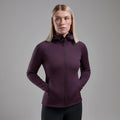 Mulberry Montane Women's Fury Hooded Fleece Jacket Model 3