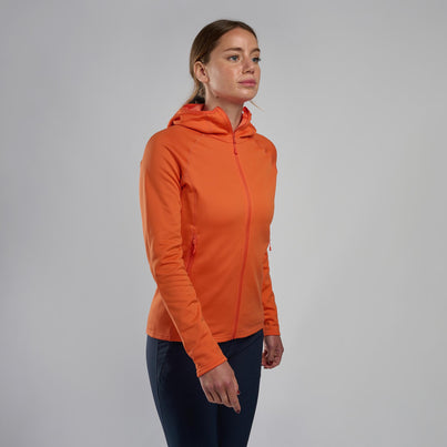Tigerlily Montane Women's Fury Lite Hooded Fleece Jacket Front