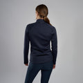 Eclipse Blue Montane Women's Fury Lite Fleece Jacket Model 3