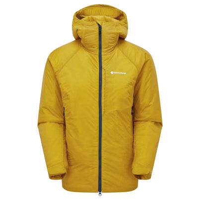 Ginkgo Gold Montane Women's Fortes XT Hooded Insulated Jacket Front