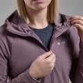 Moonscape Montane Women's Khamsin Hooded Softshell Jacket Model 8