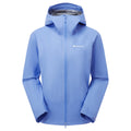 Cornflower Montane Women's Niveus Lite Waterproof Jacket Front