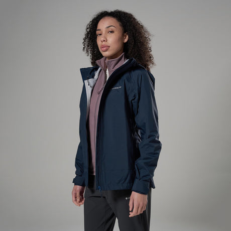Eclipse Blue Montane Women's Norste XT Waterproof Jacket Front FNXTJECL
