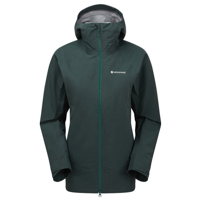 Deep Forest Montane Women's Phase Waterproof Jacket Front