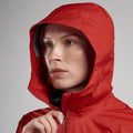 Saffron Red Montane Women's Phase Nano Waterproof Jacket Model 5