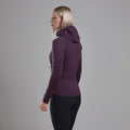 Mulberry Montane Women's Protium Hooded Fleece Jacket Model Back