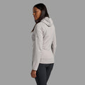 Oyster Montane Women's Protium Hooded Fleece Jacket Model Back