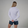 Lilac Haze Montane Women's Protium Lite Pull On Fleece Model Back