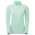 Sea Mist Montane Women's Protium Lite Pull On Fleece Front