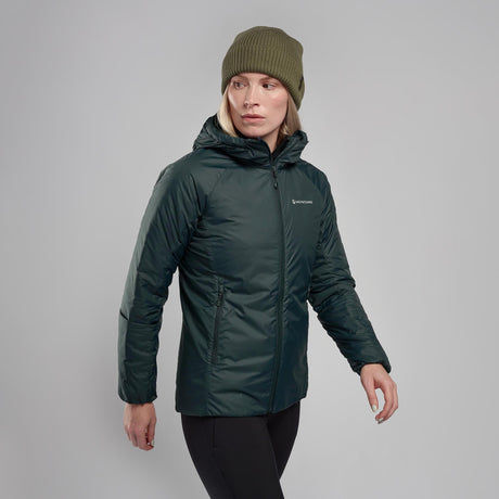 Deep Forest Montane Women's Respond Hooded Insulated Jacket Front