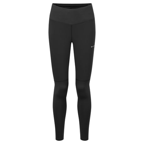 Black Montane Women's Slipstream Thermal Trail Running Tights Front