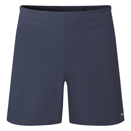 Eclipse Blue Montane Women's Volantis 4" Shorts Front FVO4SECL