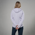 Lilac Haze Montane Women's Zepher Hooded Fleece Jacket Model Back