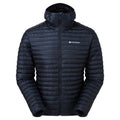 Eclipse Blue Montane Men's Alpine 850 Nano Hooded Down Jacket Front