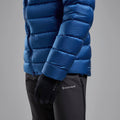 Neptune Blue Montane Men's Anti-Freeze XT Hooded Down Jacket Model 5