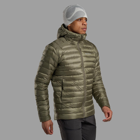 Caper Montane Men's Anti-Freeze Hooded Down Jacket Front