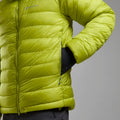 Citrus Spring Montane Men's Alpine 850 Hooded Down Jacket Model 3