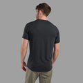 Black Montane Men's Alhena Merino Blend T-Shirt Model Back