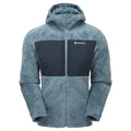 Stone Blue Montane Men's Caldus XT Hooded Fleece Jacket Front