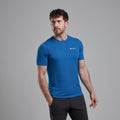 Electric Blue Montane Men's Dart Lite T-Shirt Model Front