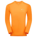 Nagami Orange Montane Men's Dart Lite Long Sleeve T-Shirt Front