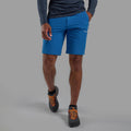 Neptune Blue Montane Men's Dynamic Lite Shorts Model Front