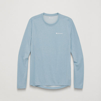 Frost Blue Montane Men's Dart Long Sleeve T-Shirt Front MDLSTFRO